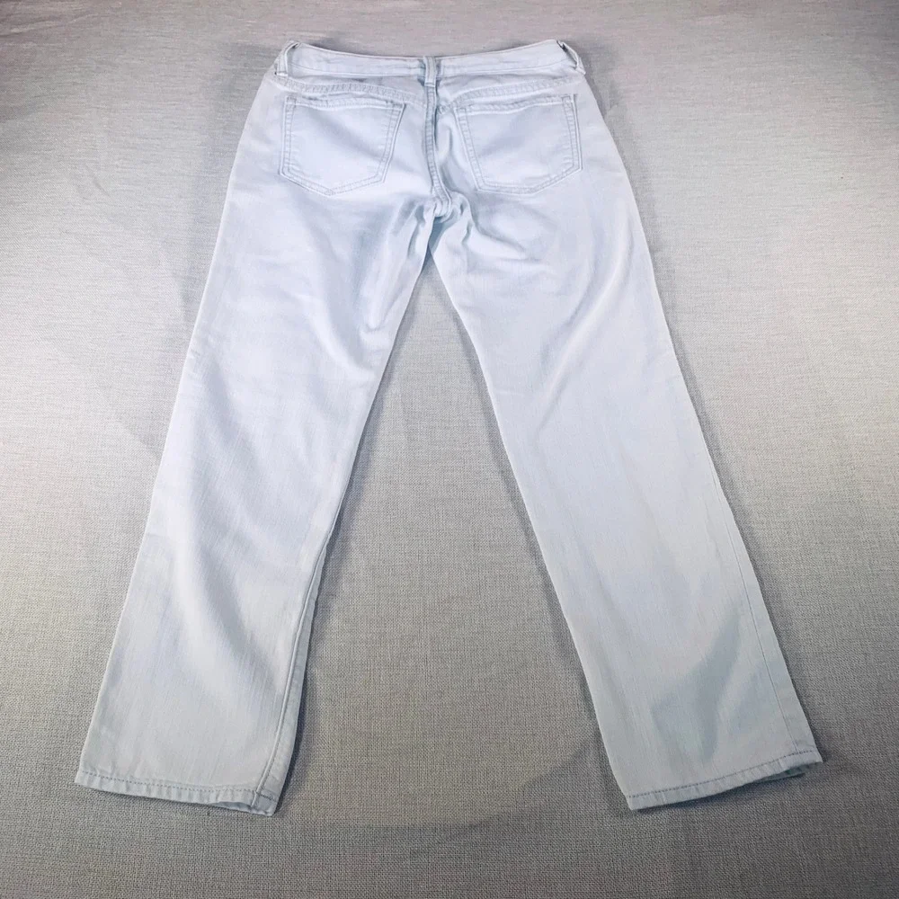Gap Kids Disney Minnie Mouse Floral‎ Light Wash Distressed Jeans - Size 12